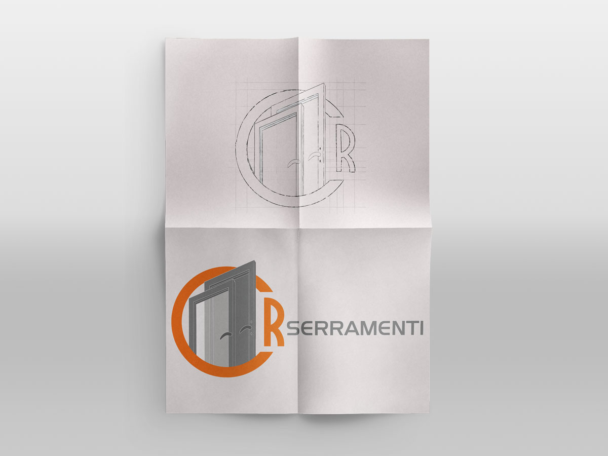 Grafica Logo CR Serramenti