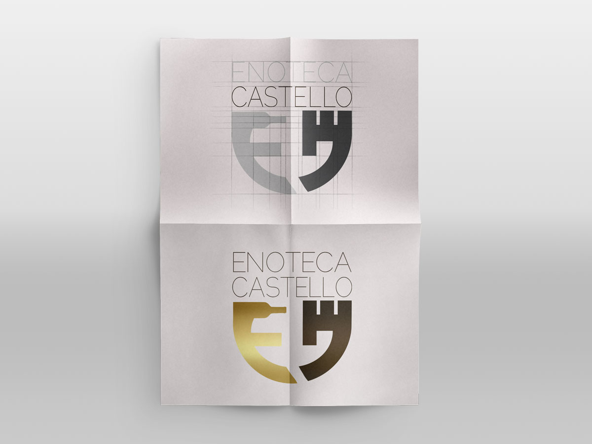 Grafica Logo Enoteca Castello