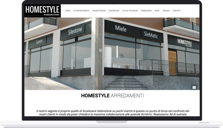 homestyle restyling sito web pyg design studio 2