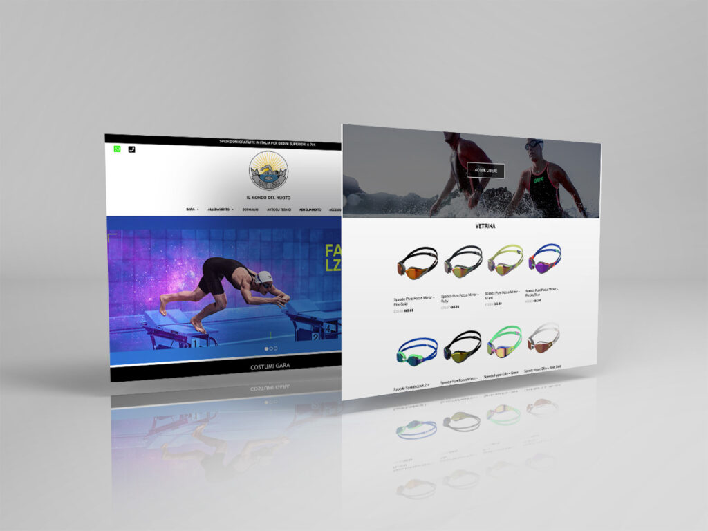 nuoto libero shop vendita costumi gara allenamento online ecommerce