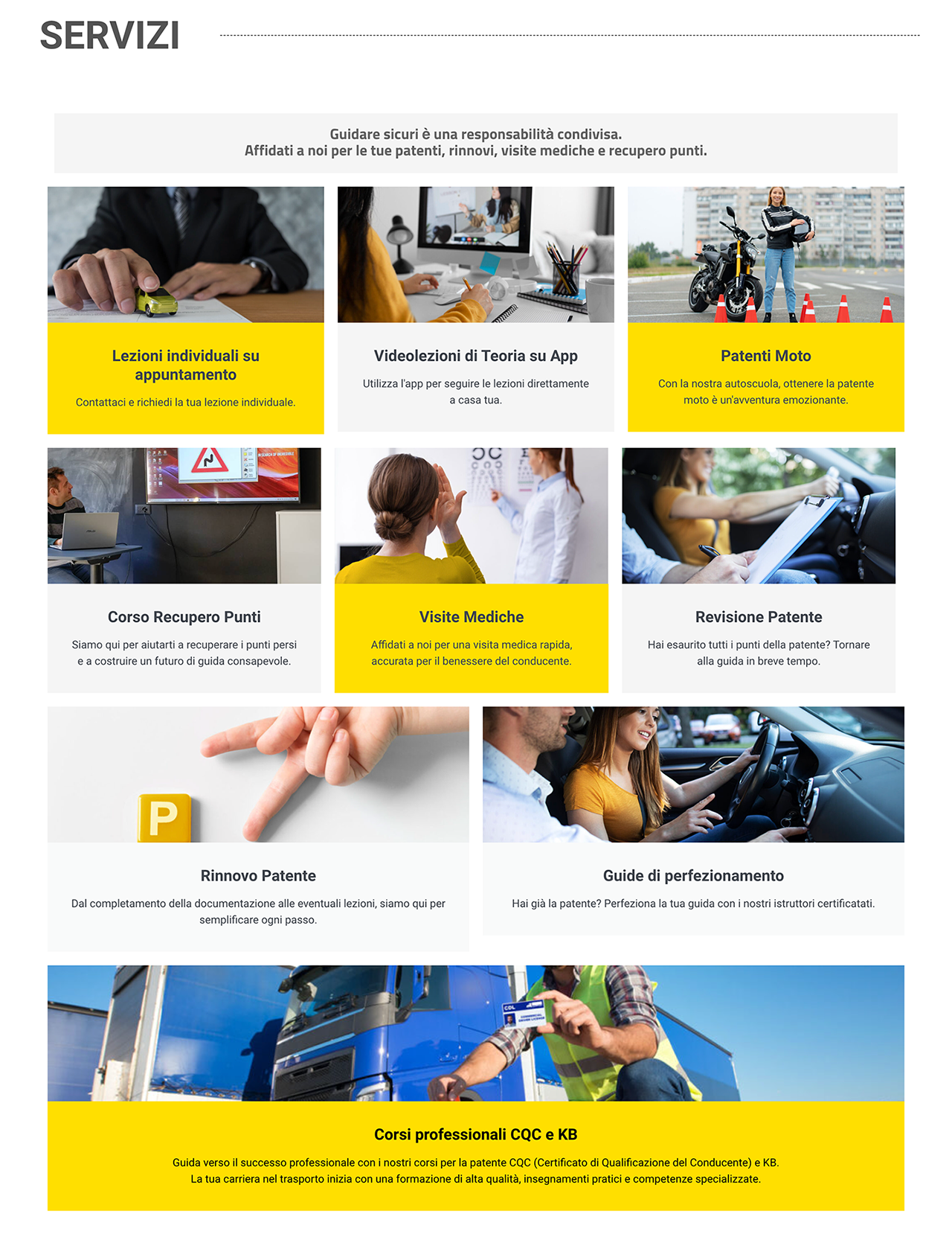 sito web autoscuola golgi pavia scuola guida