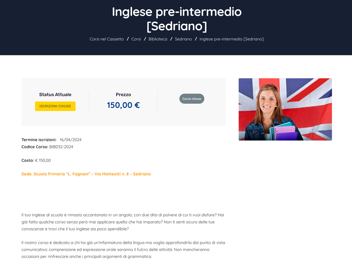 corsi nel cassetto piattaforma elearning woocommerce pyg design studio web agency pavia