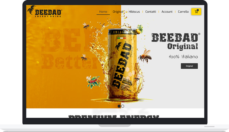 creazione sito web ecommerce beebad pyg design studio pavia