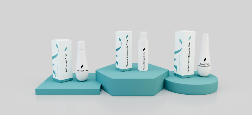 brand identity sia cosmetica packaging