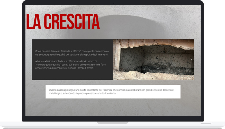 alba installazioni realizzazione sito web landing page pavia pyg design studio
